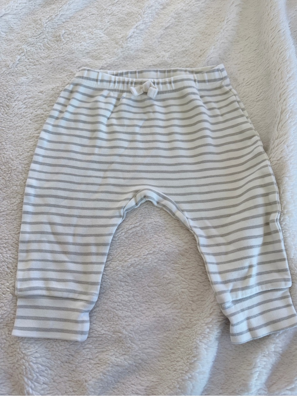 Pehr Stripe Baby Pants in Grey 3-6m